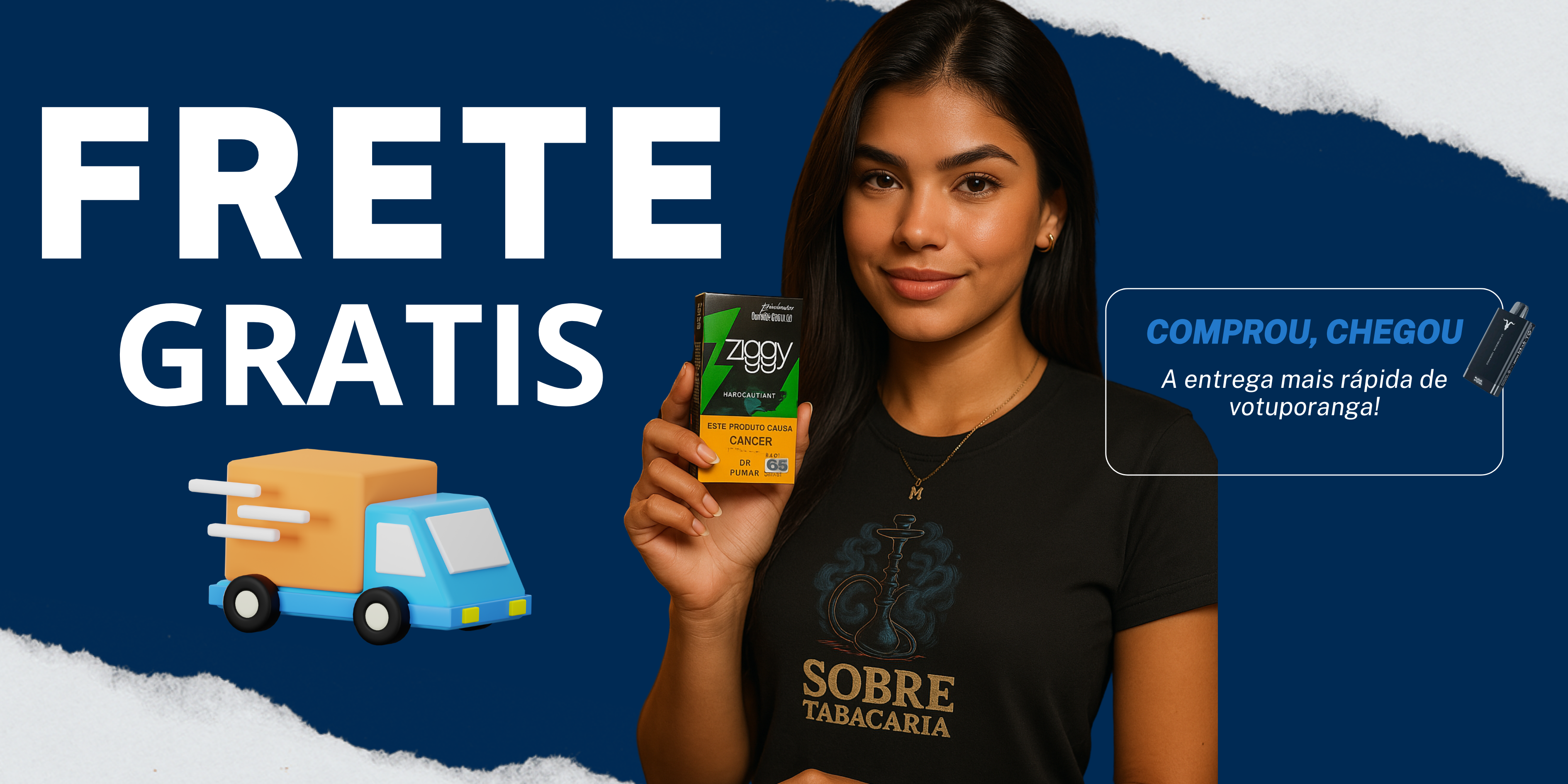 Frete Grátis - Sobre Tabacaria